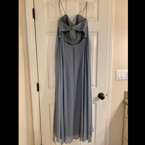 Jenny Yoo Kiara Dress in Mayan Blue - Picture 4 of 9